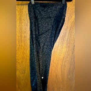 Lululemon Fast and Free High-Rise Tight 25” Formation Camo Deep Coal Multi